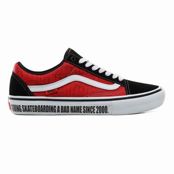 Damske Tenisky Vans x Baker Old Skool Pro Čierne/Biele/Červené VA94TXMYI